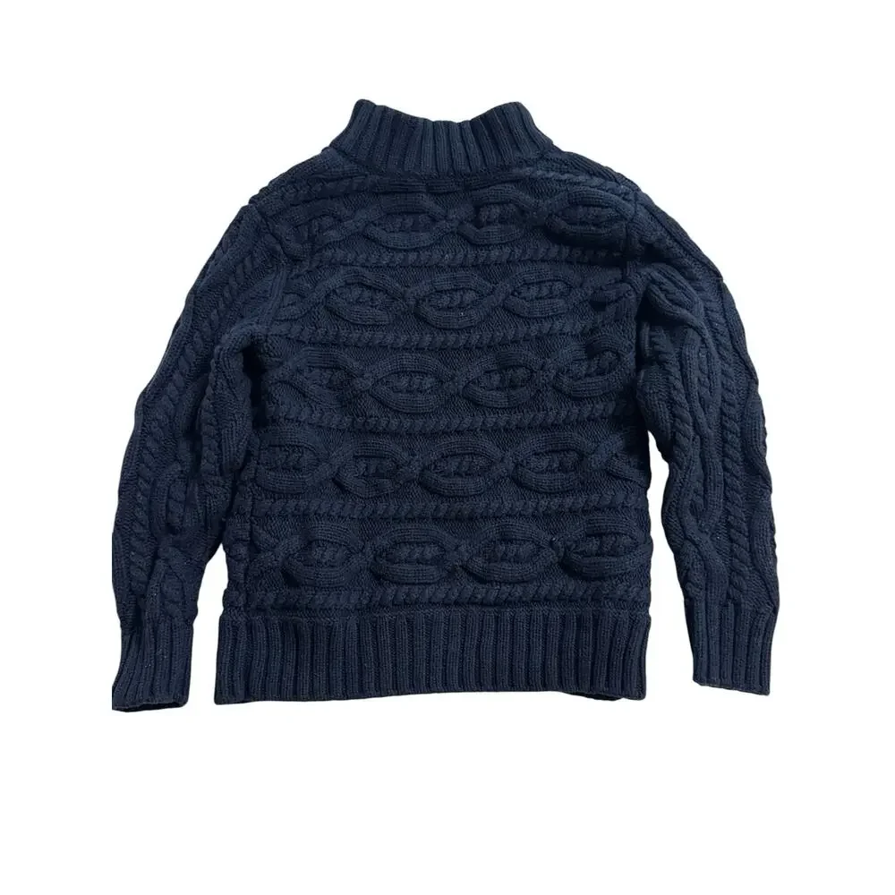 Gap Kids Navy Blue Thick Sweater - Size 8/Medium